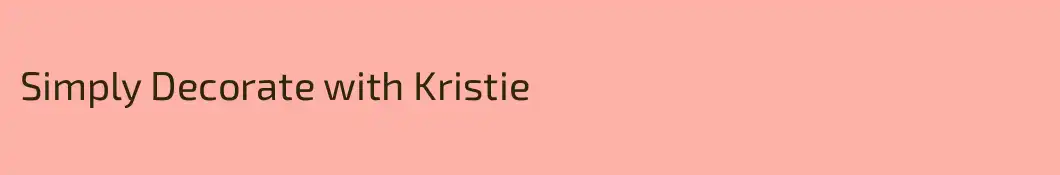 Simply Decorate with Kristie